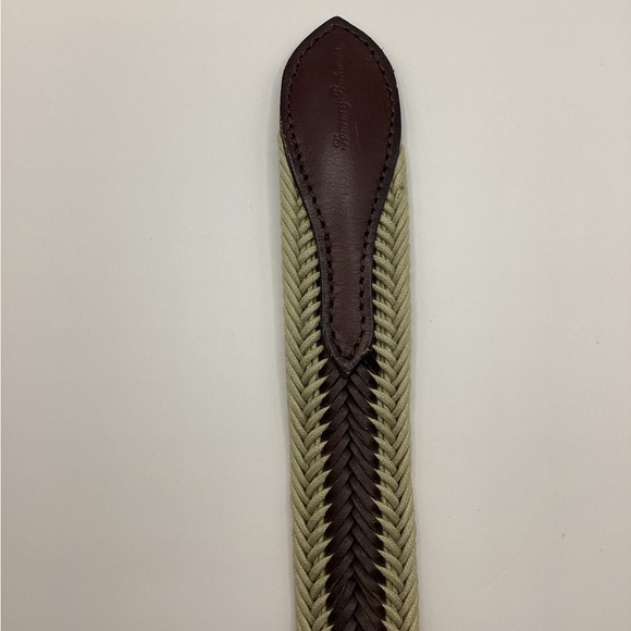 Tommy Bahama Leather And Fabric Woven Braid Belt - Picture 7 of 9